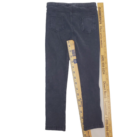 Zara Toddler Girls 4 5 Dark Ponte Jeggings Stretch Jeans Skinny Pants 4-5y 4T - Picture 4 of 6